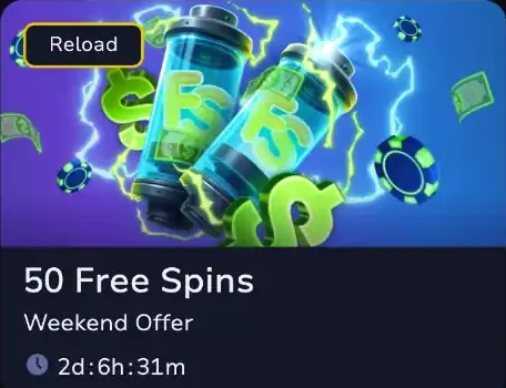 7Bit Casino weekend reload offer: 50 free spins